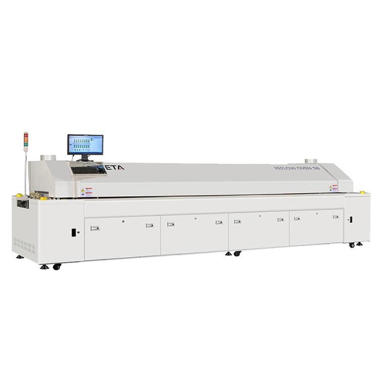 8 Zones Lead-free Reflow Oven